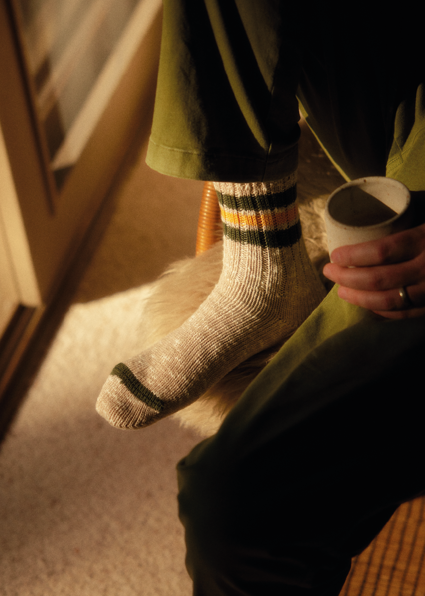 ATHLETIC COLLECTION Beige Socks