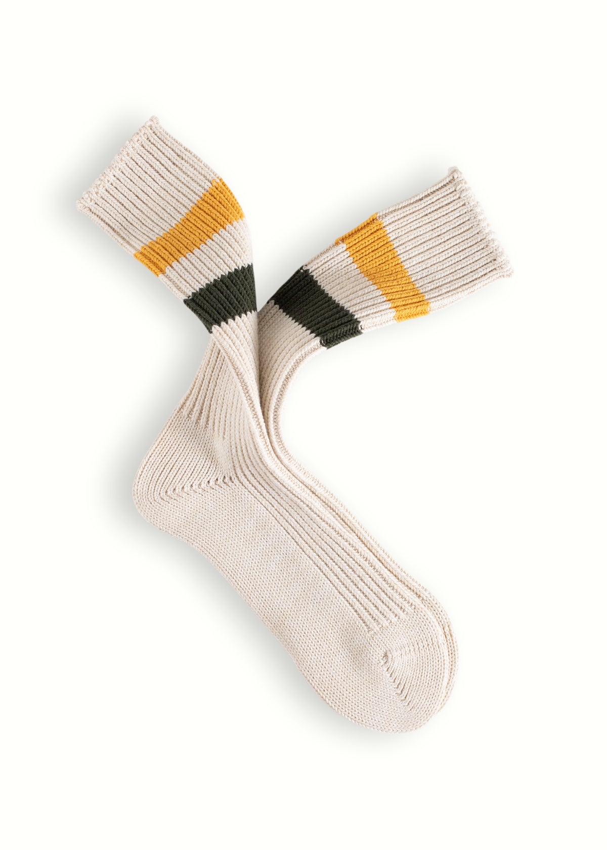 URBAN COLLECTION Raw White Socks