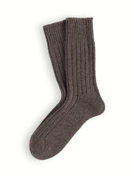 SOFT WOOL COLLECTION Coffee Socks