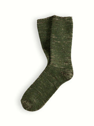WOOL COLLECTION Recycled Dark Green Socks