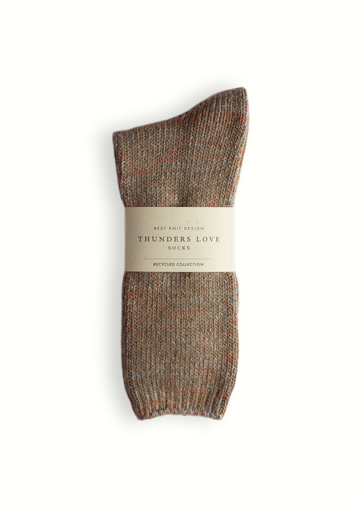Thunders Love Wool Recycled Orange Rock Socks