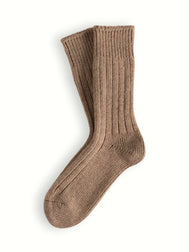 SOFT WOOL COLLECTION Camel Socks