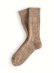 SOFT WOOL COLLECTION Camel Mix Socks