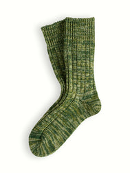 SOFT WOOL COLLECTION Green Mix Socks