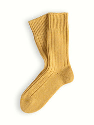 SOFT WOOL COLLECTION Yellow Socks