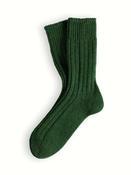 SOFT WOOL COLLECTION Green Socks