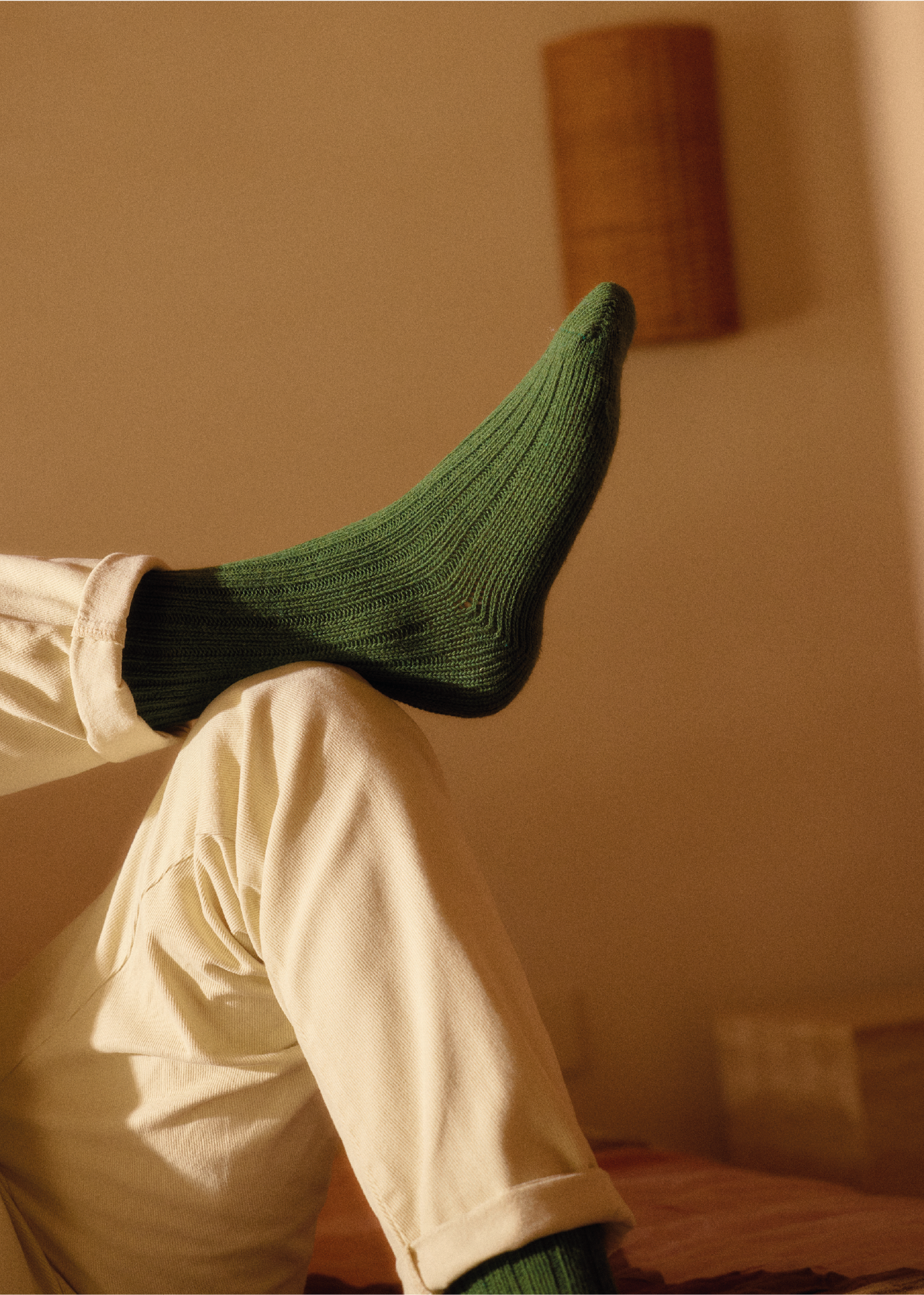 SOFT WOOL  COLLECTION Green Socks