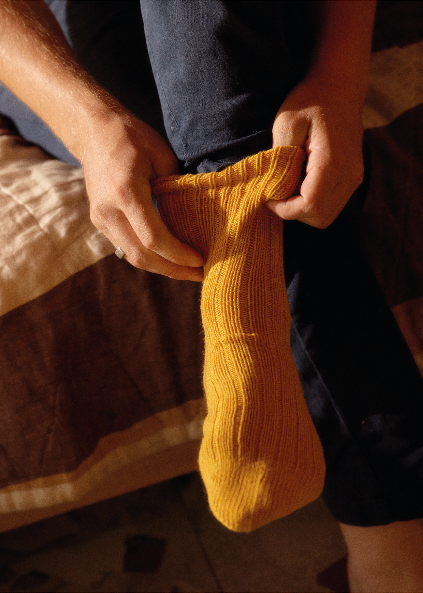 SOFT WOOL COLLECTION Pumpkin Socks