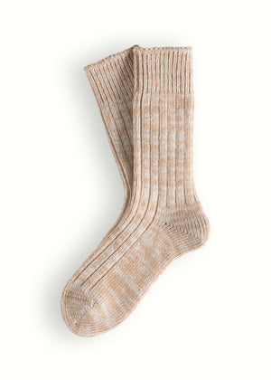 SOFT WOOL  COLLECTION White Mix Socks