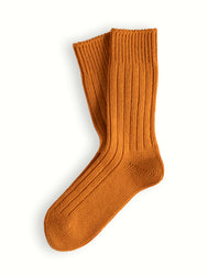 SOFT WOOL COLLECTION Orange Socks