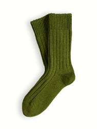 SOFT WOOL COLLECTION Pistachio Green Socks