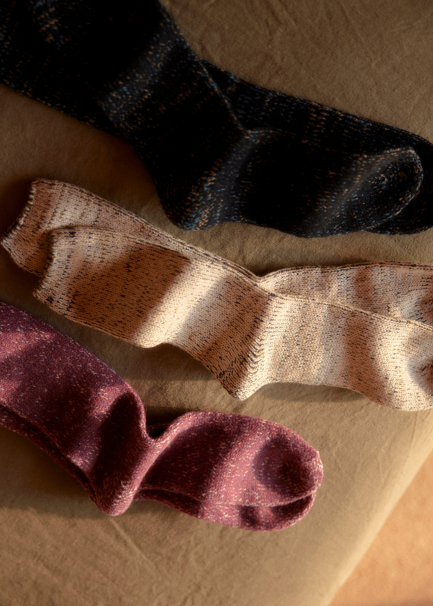 WOOL COLLECTION Recycled Purple Socks
