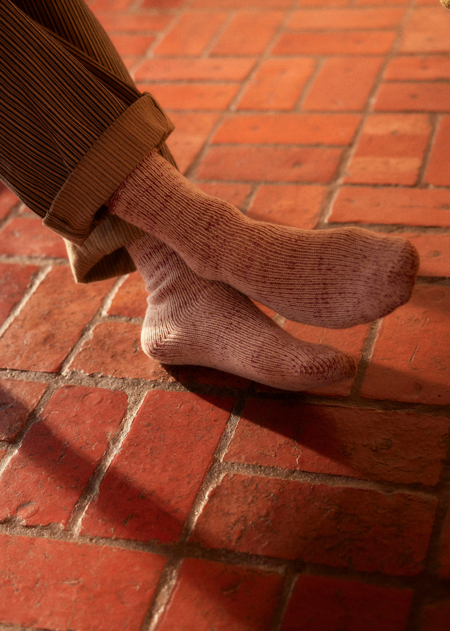 WOOL COLLECTION Recycled Pale Pink Socks