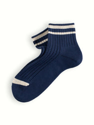 WORKSHOP COLLECTION Cotton Navy Socks