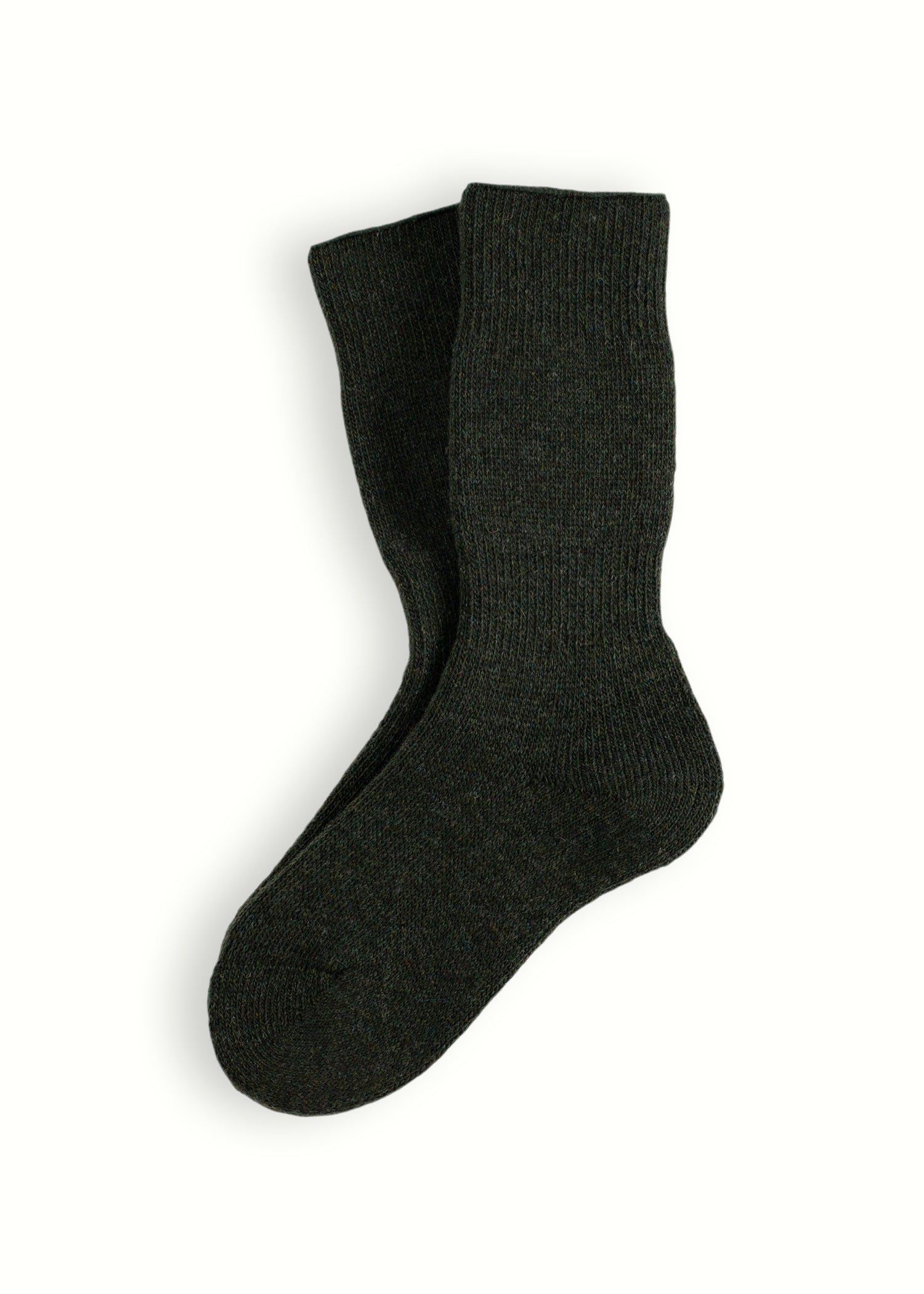OUTDOOR COLLECTION Recycled Wool Army Green Socks