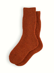 OUTDOOR COLLECTION Recycled Wool Orange Socks