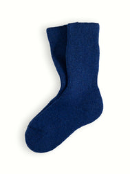 OUTDOOR COLLECTION Recycled Wool Navy Socks