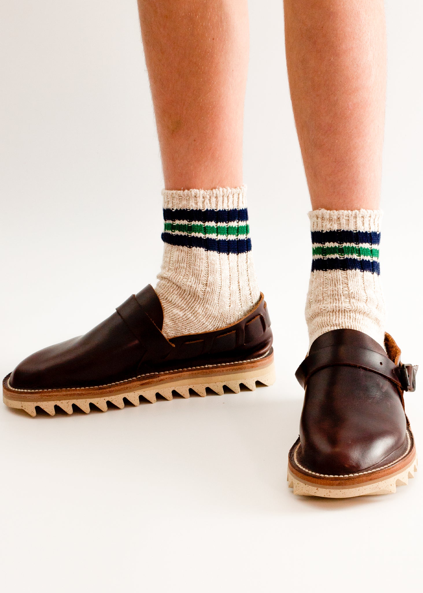 Thunders Love Athletic Raw White Socks