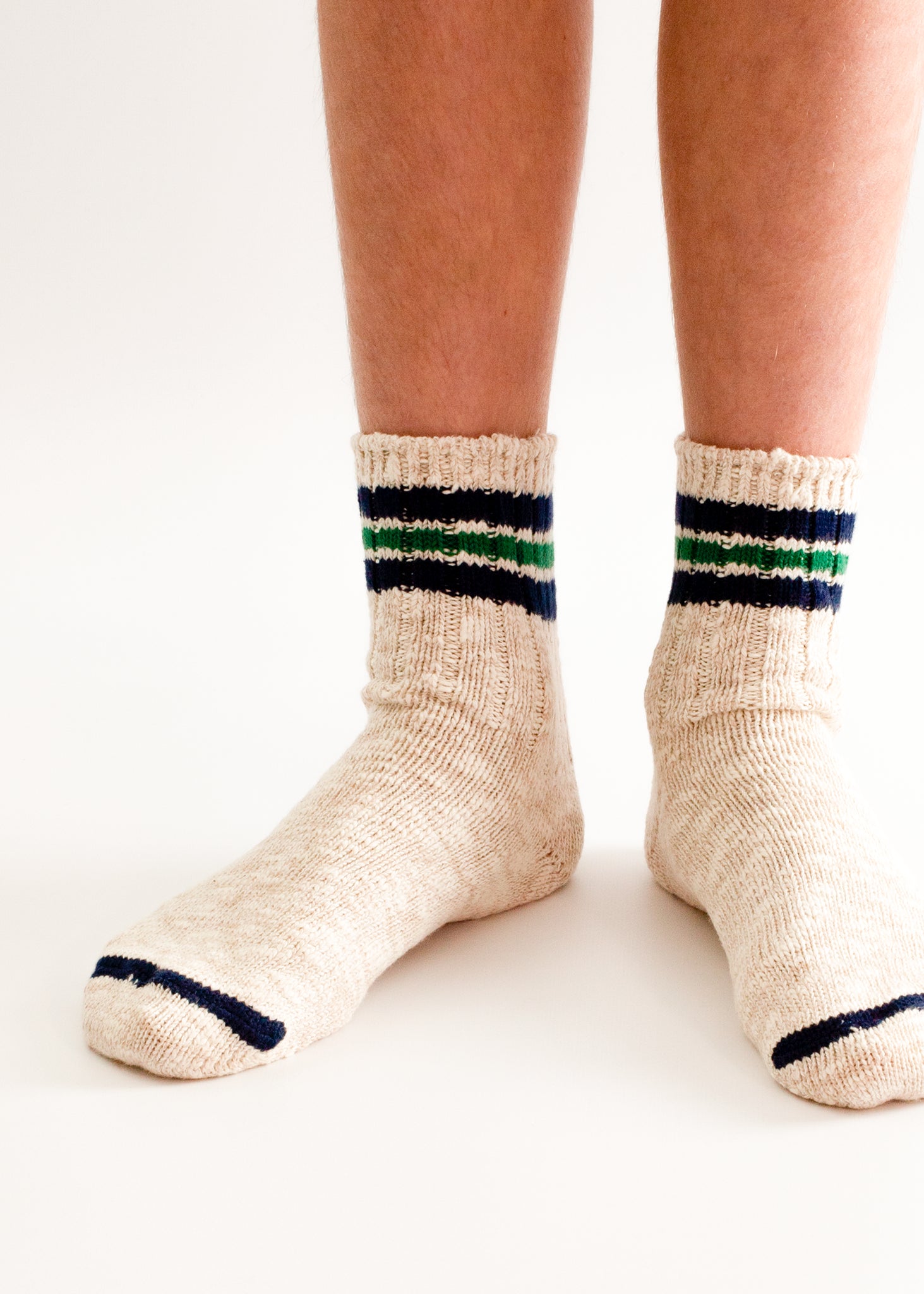 Thunders Love Athletic Raw White Socks