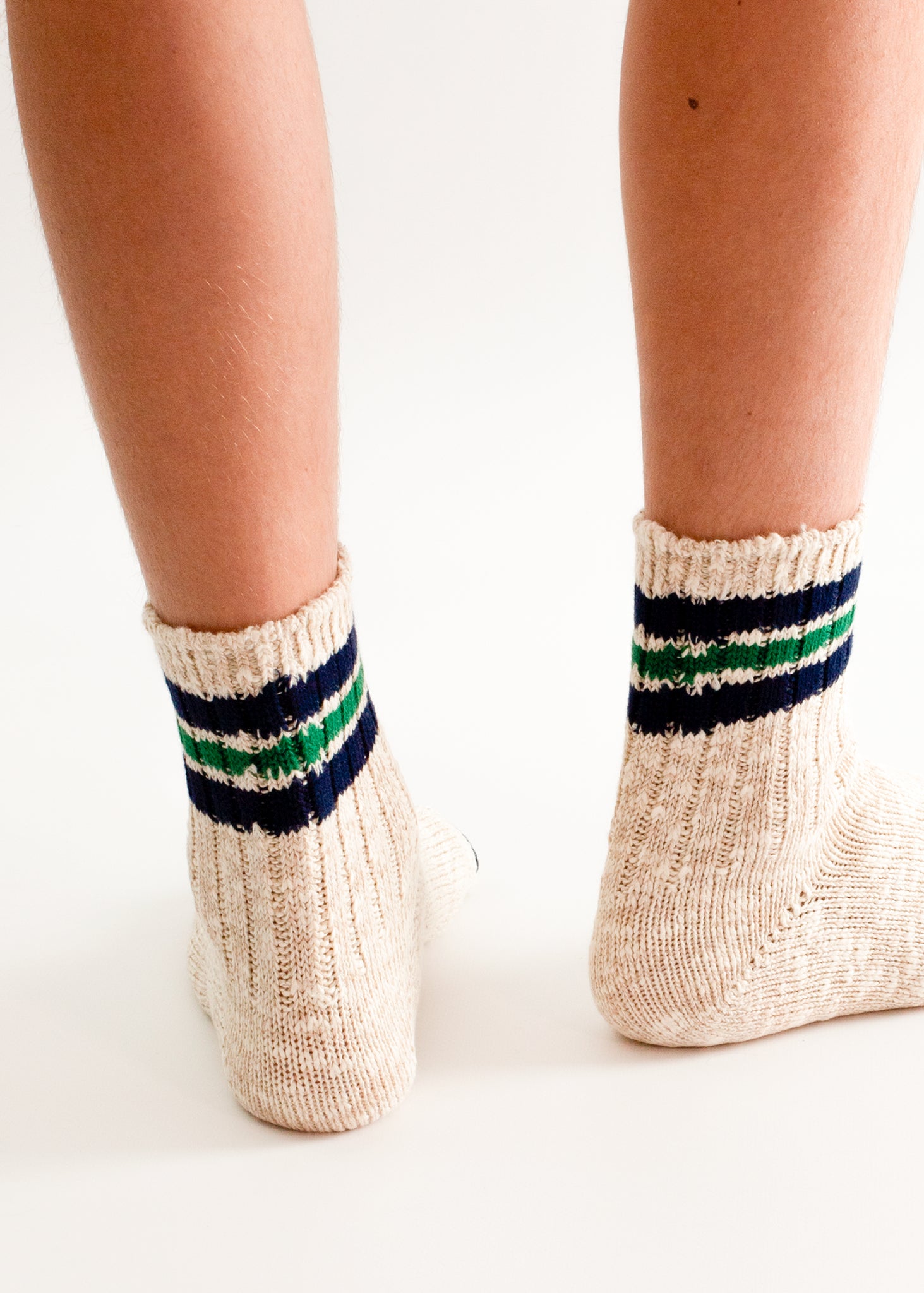 Thunders Love Athletic Raw White Socks
