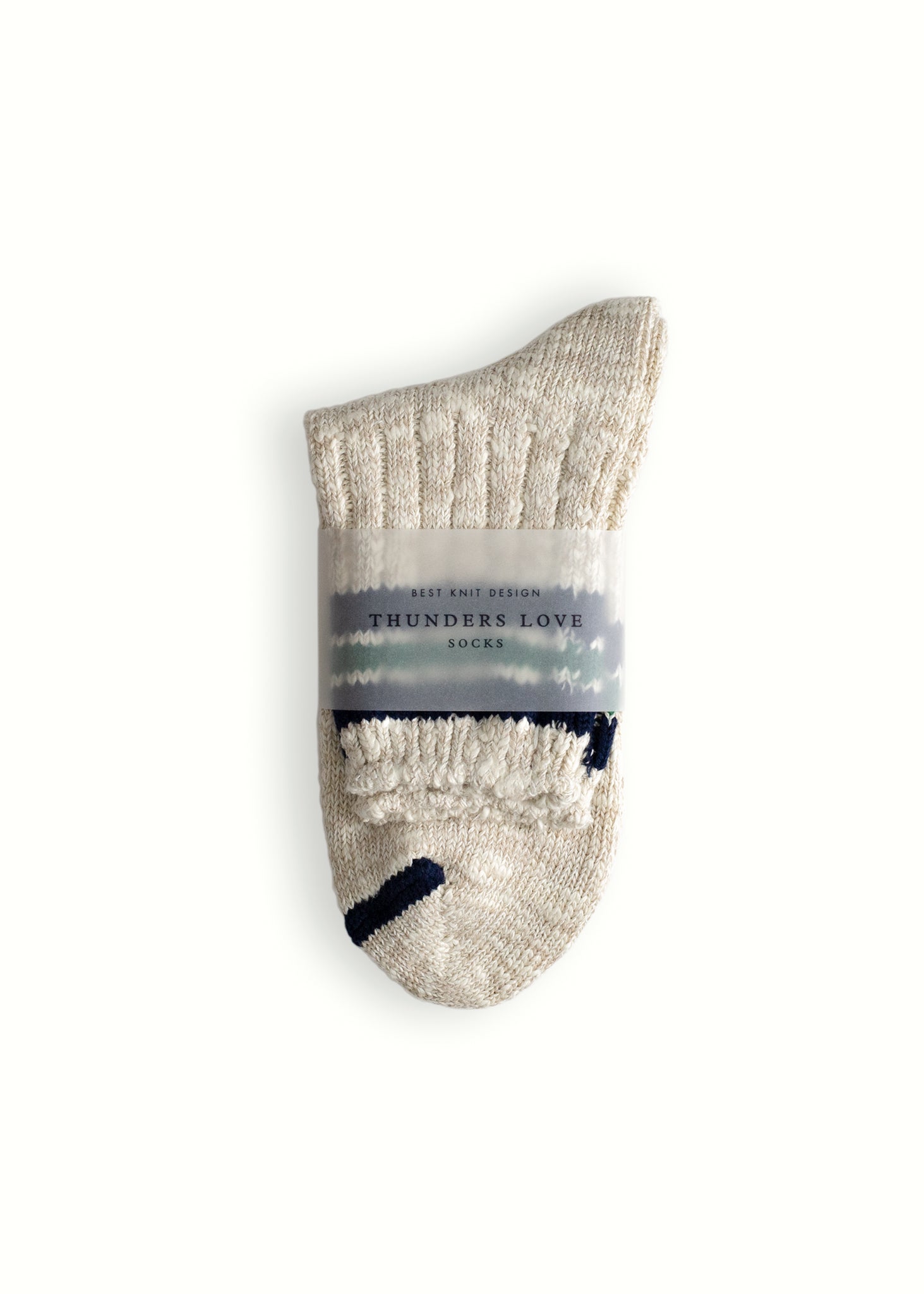 Thunders Love Athletic Raw White Socks
