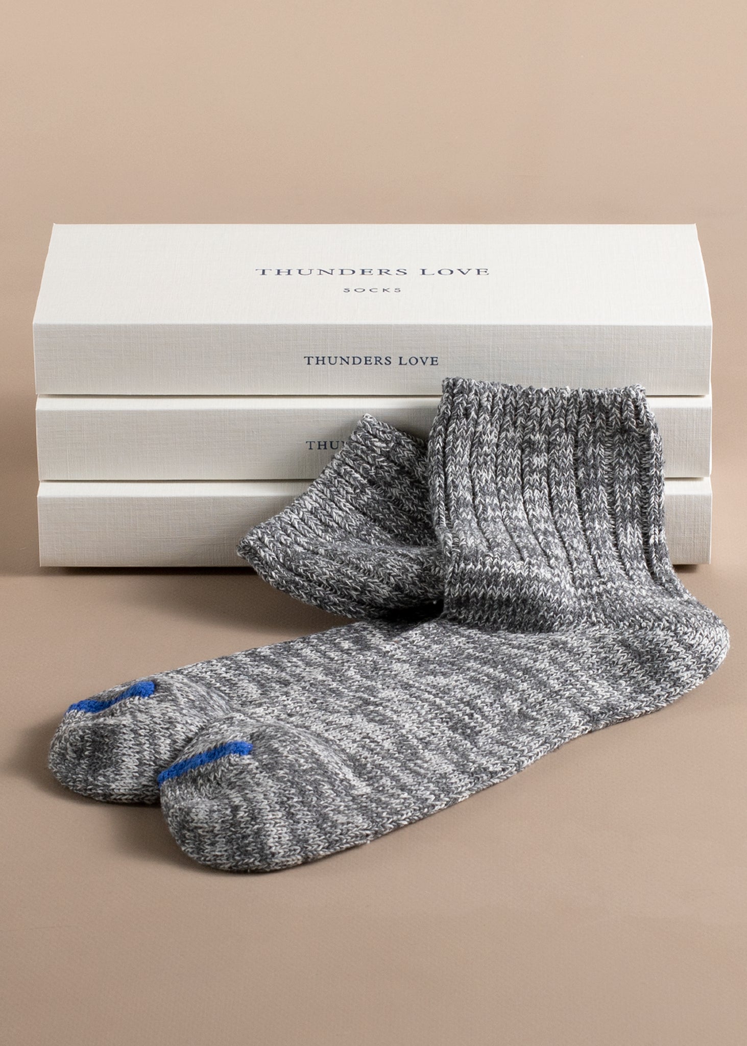 BLEND COLLECTION Light Short Grey Socks