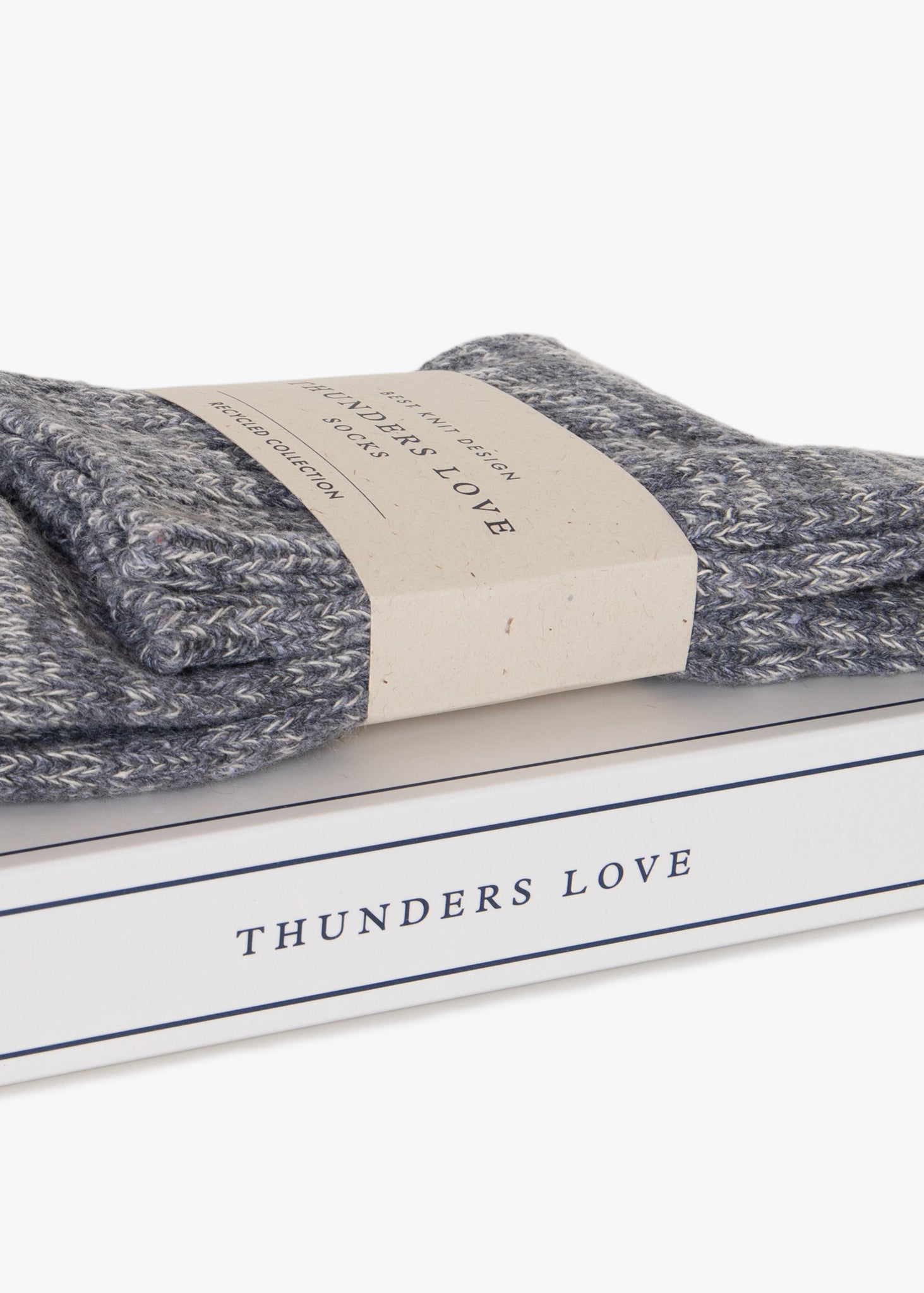 Thunders Love Blend Light Grey Short Socks