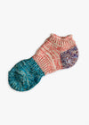 CHARLIE COLLECTION Ankle Purple & Blue Socks