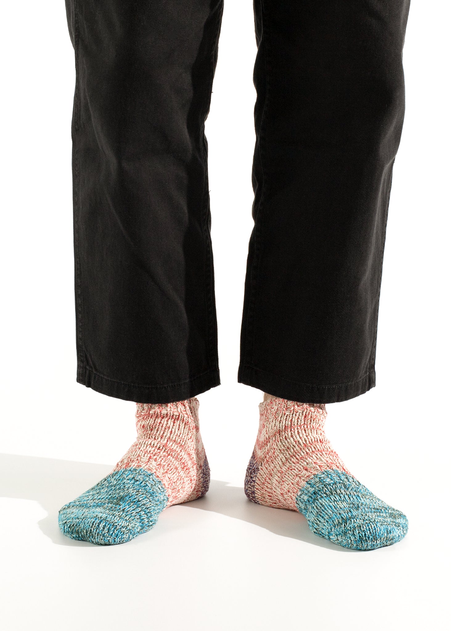 Thunders Love Charlie Ankle Purple And Blue Socks