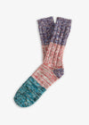 CHARLIE COLLECTION Purple & Blue Socks