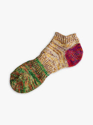 CHARLIE COLLECTION Ankle Red & Yellow Socks