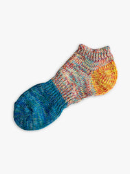 CHARLIE COLLECTION Ankle Strange Blue & Yellow Mix