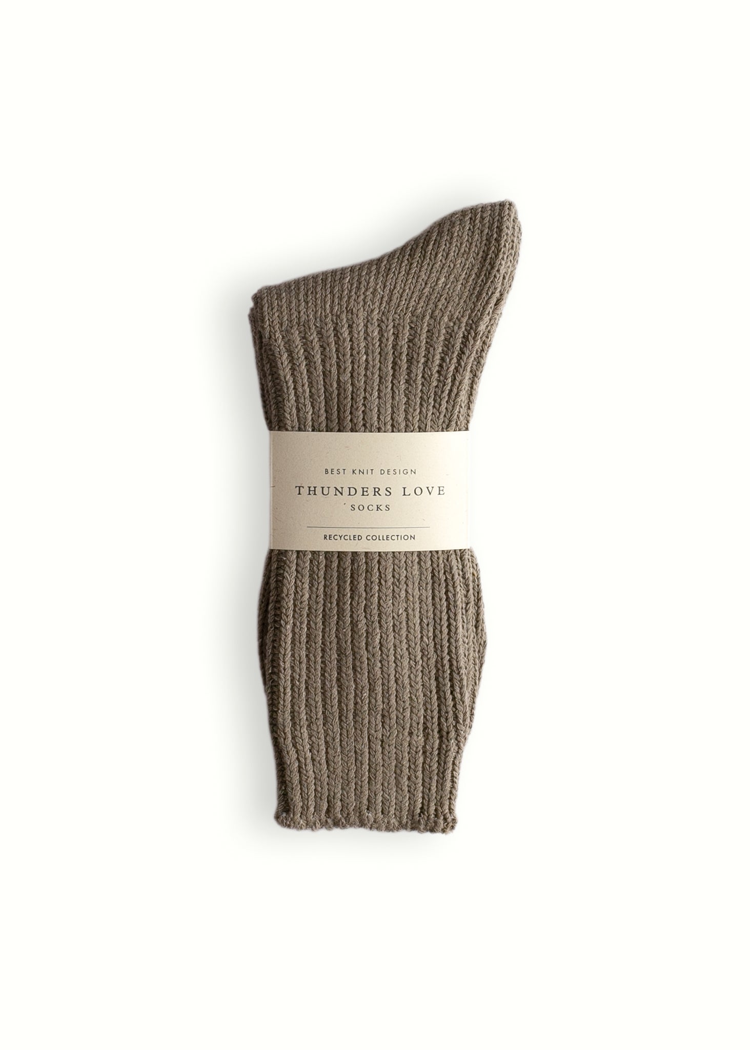Thunders Love Color Block Classic Sand Socks