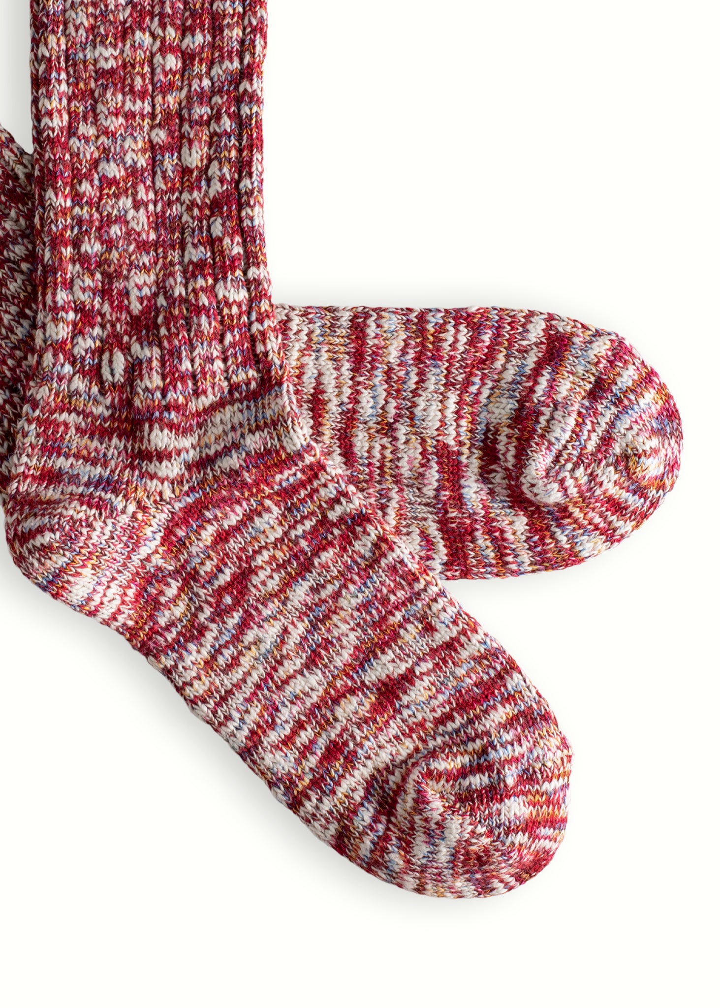 Thunders Love Flamme Glint Burgundy Socks