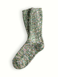 FLAMMÉ COLLECTION Glint Light Green Socks