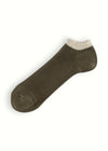 LINK COLLECTION Ankle Army Green  Socks