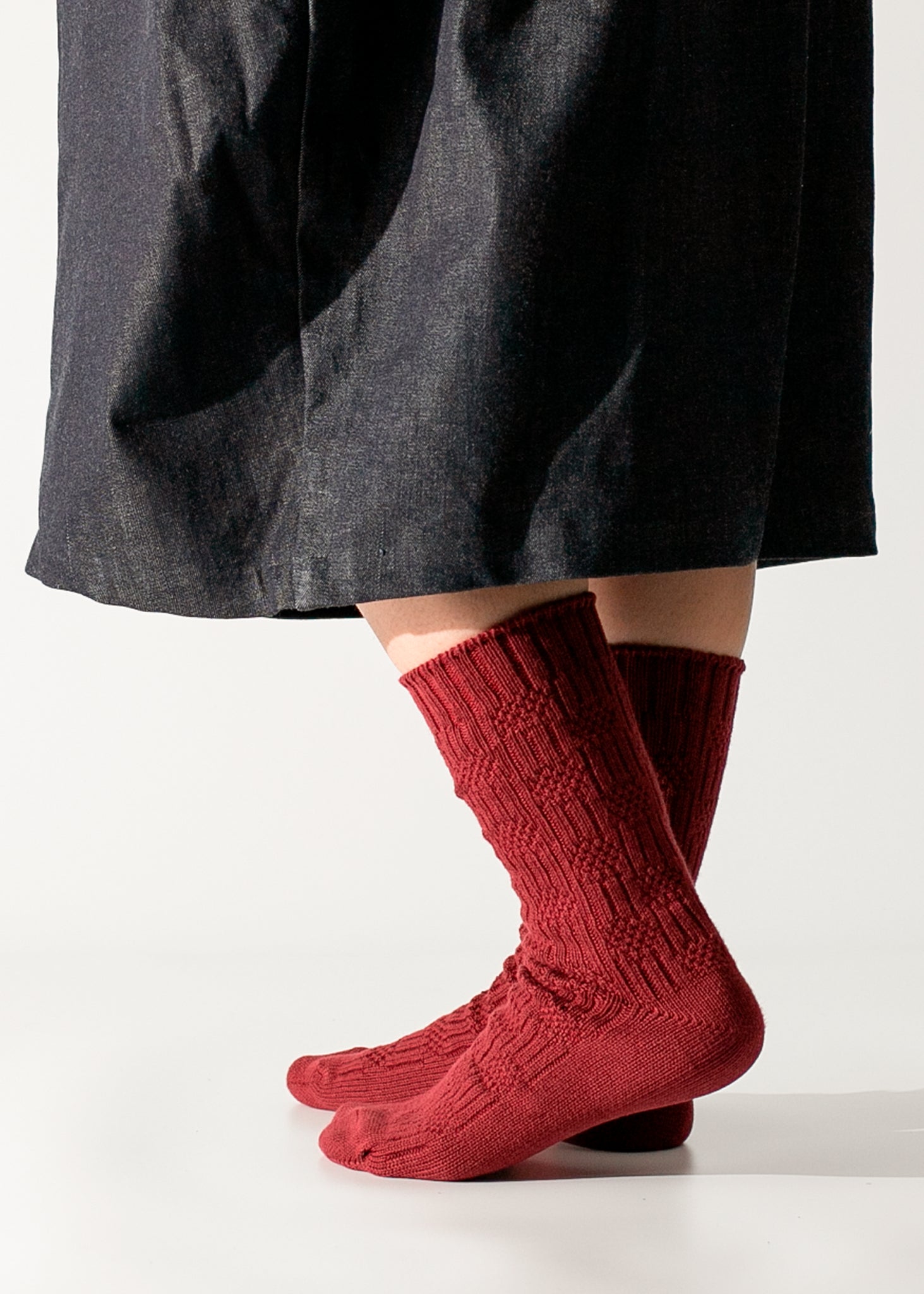 Thunders Love Link Duo Burgundy Socks