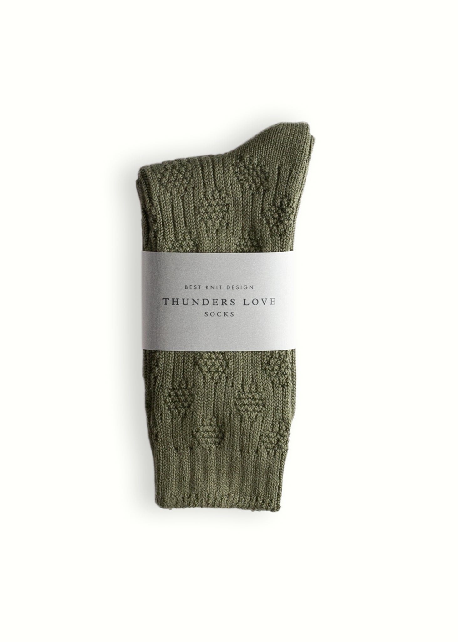 Thunders Love Link Duo Olive Green Socks