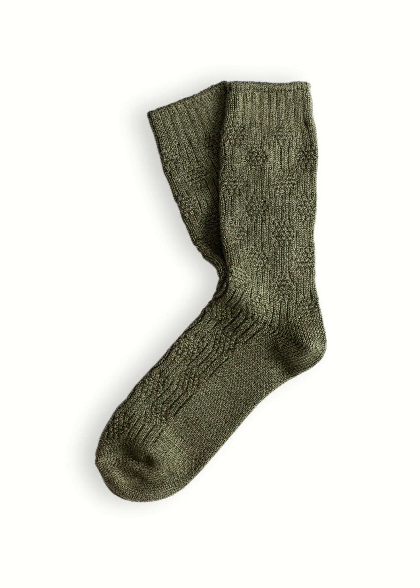 Thunders Love Link Duo Olive Green Socks