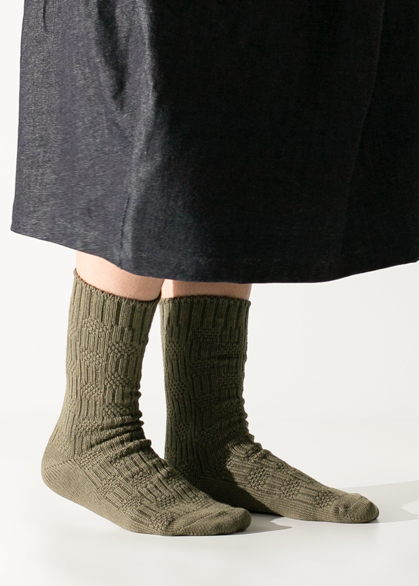 Thunders Love Link Duo Olive Green Socks