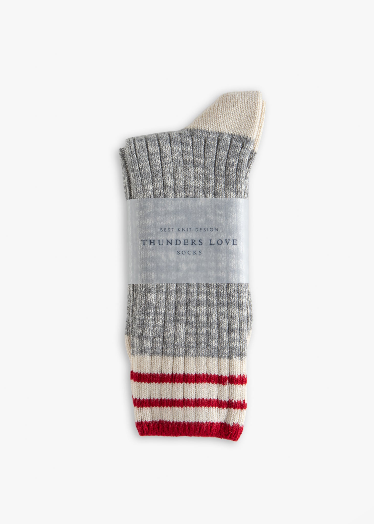 Thunders Love Nautical Oceanside Grey Socks