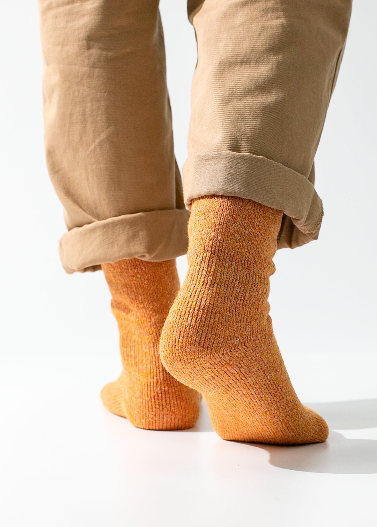 Thunders Love Outdoor Recycled Wool Orange Socks