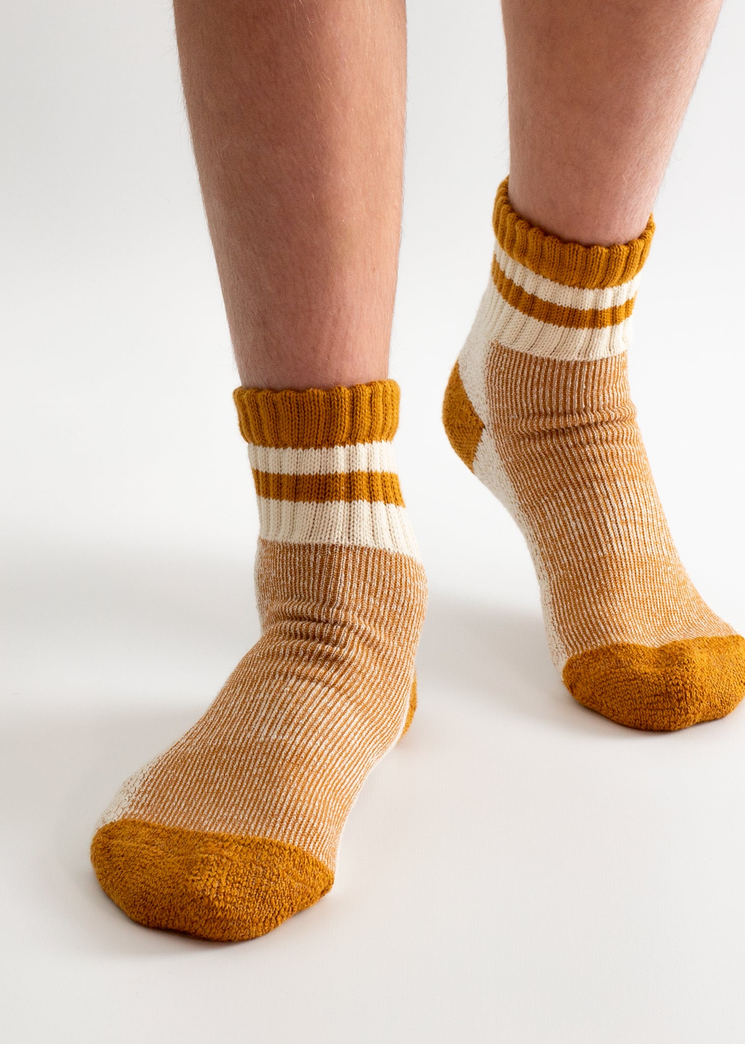 Thunders Love Outdoor Tennis Mustard Socks