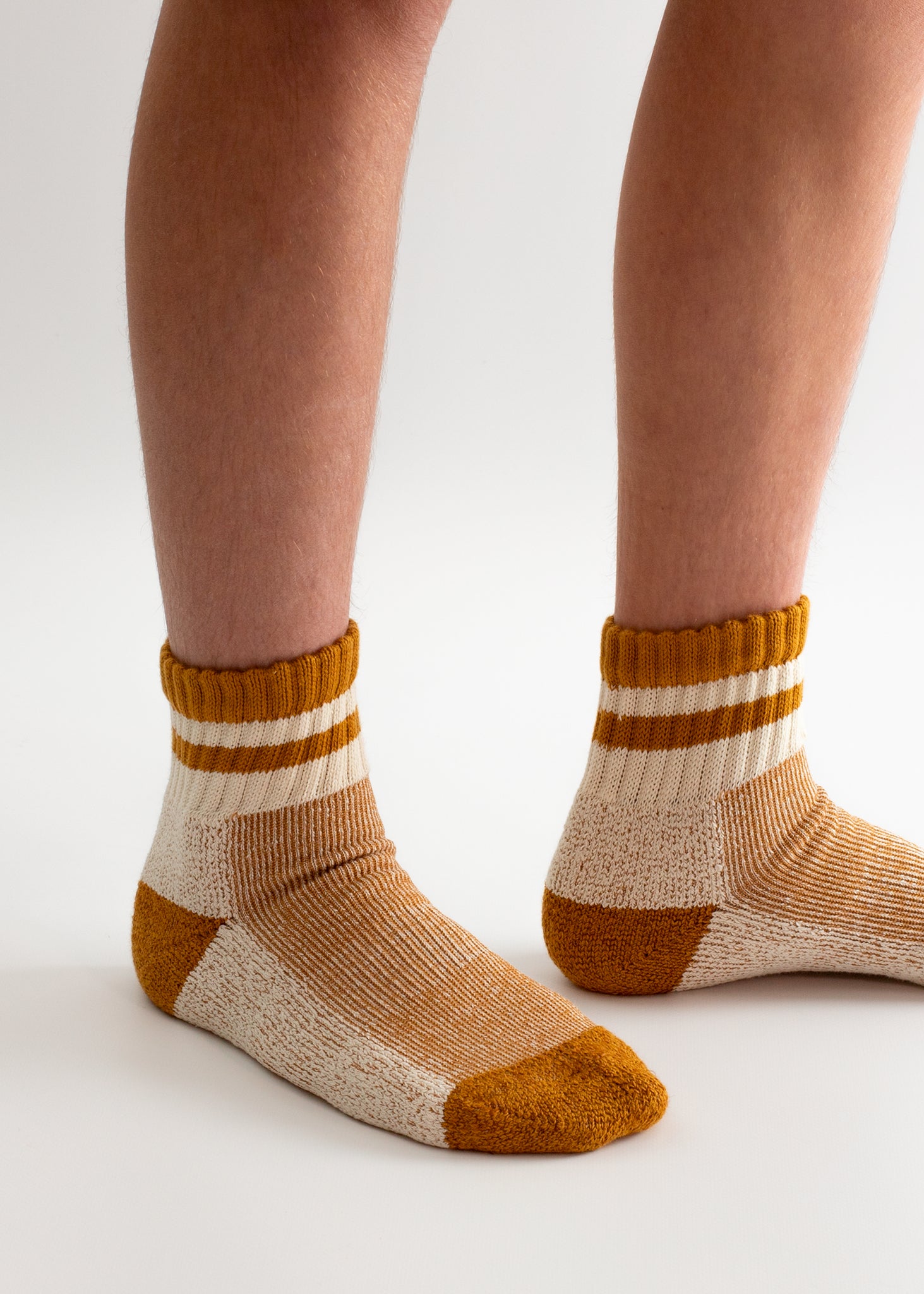 Thunders Love Outdoor Tennis Mustard Socks