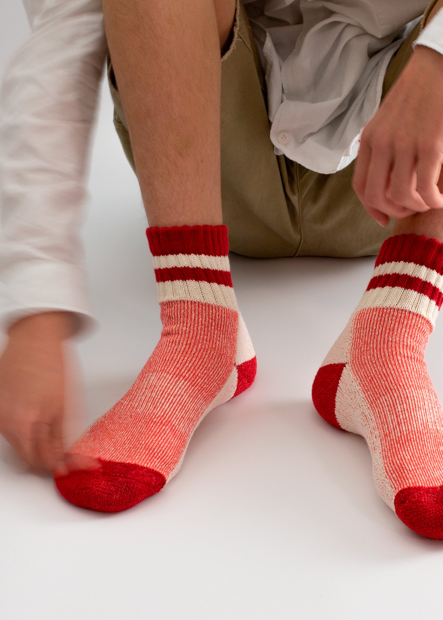 Thunders Love Outdoor Tennis Red Socks