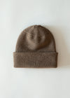 WOOL COLLECTION Solid Camel Beanie
