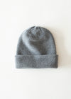 WOOL COLLECTION Solid Grey Beanie