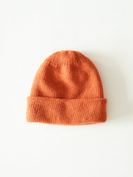 WOOL COLLECTION Solid Orange Beanie