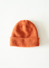 WOOL COLLECTION Solid Orange Beanie