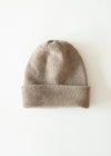 WOOL COLLECTION Solid Sand Beanie